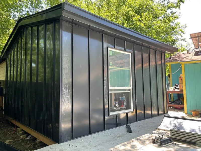 Black standing seam metal wall panels for Roof Inspection in Upper Saddle River